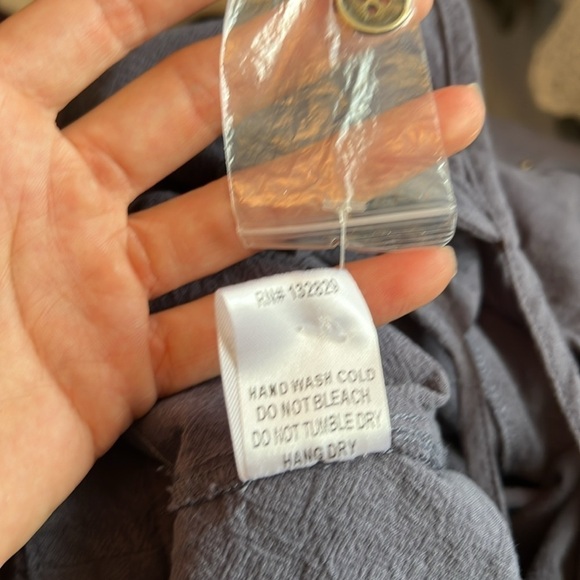 New Miou Muse Dolly Overalls Color: gray/ Blue Garmentory, Size:L - Picture 11 of 11